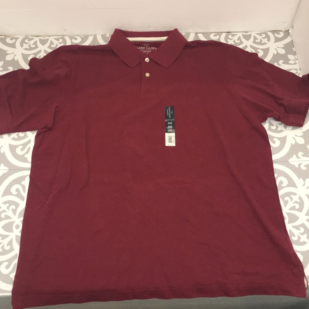 Faded Glory Short Sleeve Men’s Polo Shirt XL